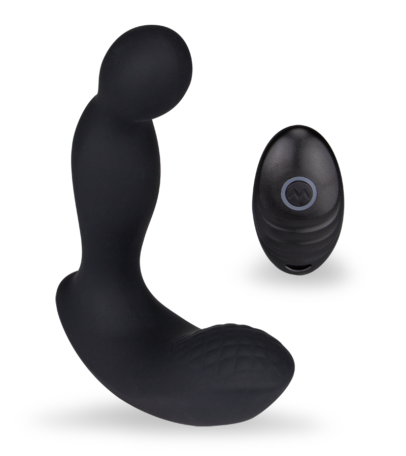 Remote controlled vibrating prostate stimulator