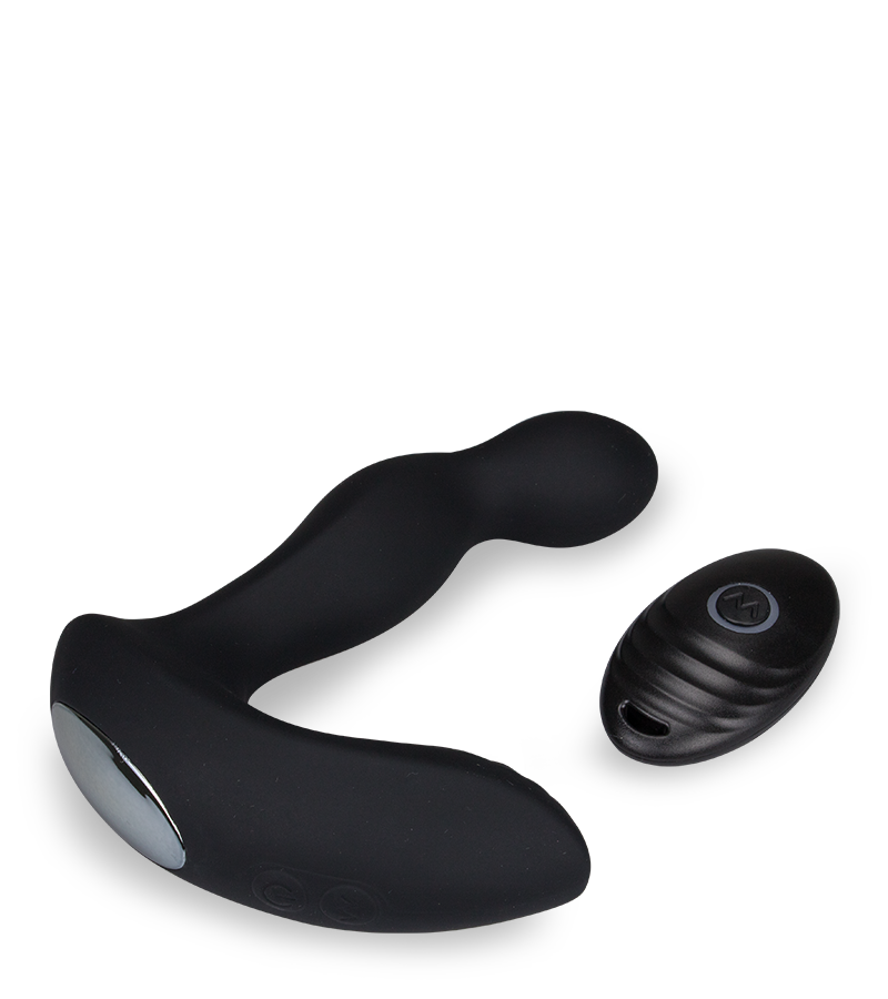 Remote controlled vibrating prostate stimulator