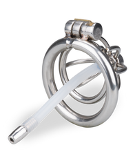 Load image into Gallery viewer, Repentance small penis cage with urethral probe