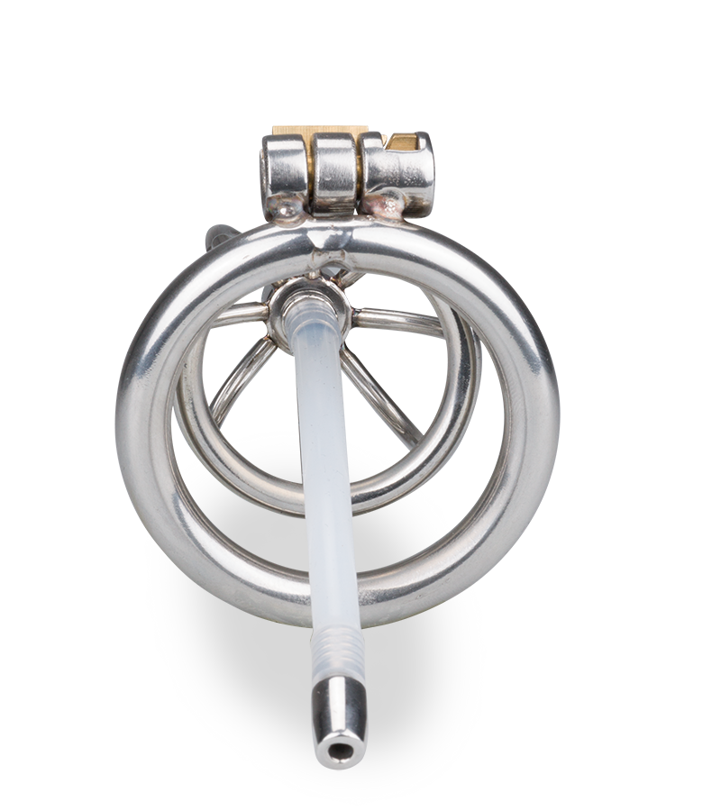 Repentance small penis cage with urethral probe