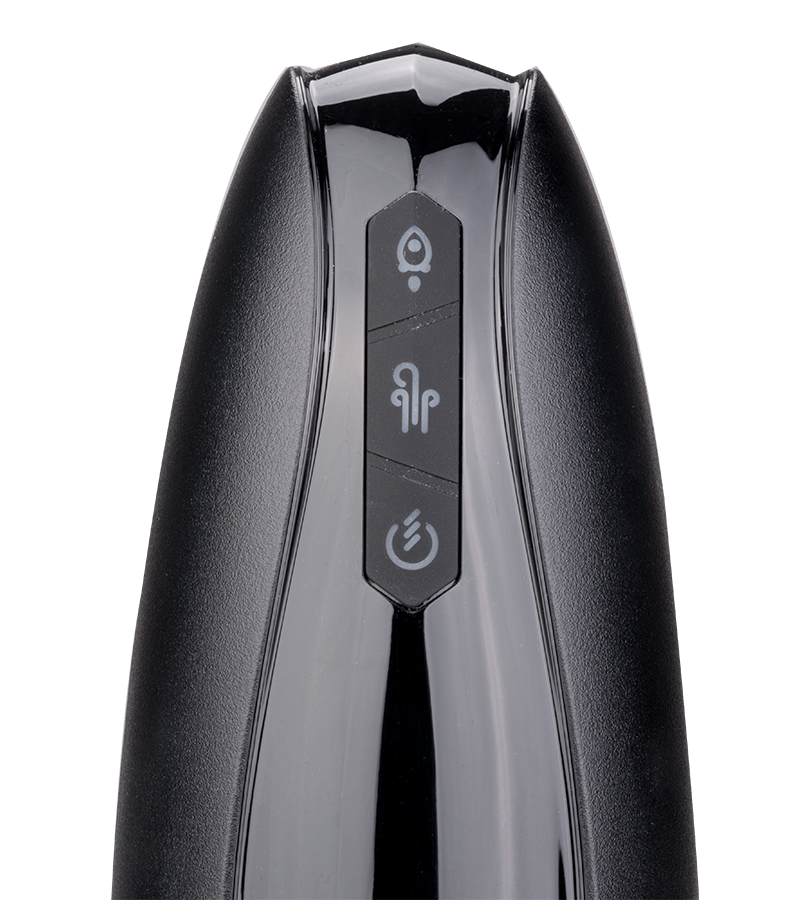 Revolution vibrating and sucking masturbator