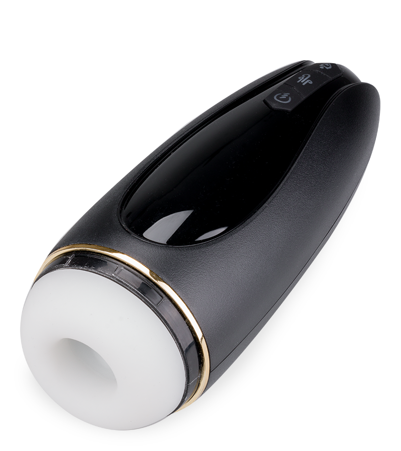 Revolution vibrating and sucking masturbator