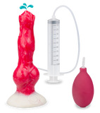Rexxie suction-cup ejaculating dog dildo