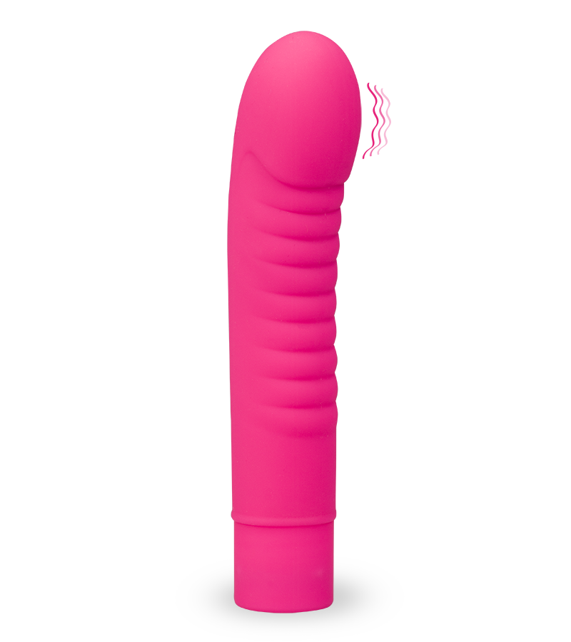 Ribbed bullet vibrator 5.00 inches