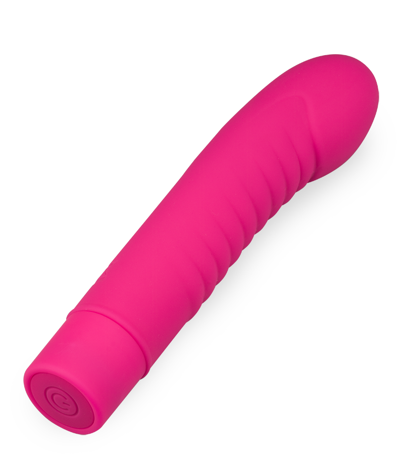 Ribbed bullet vibrator 5.00 inches
