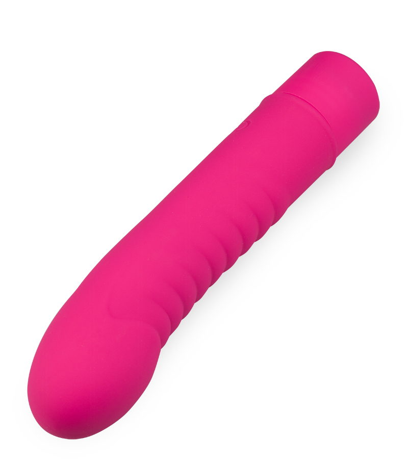 Ribbed bullet vibrator 5.00 inches