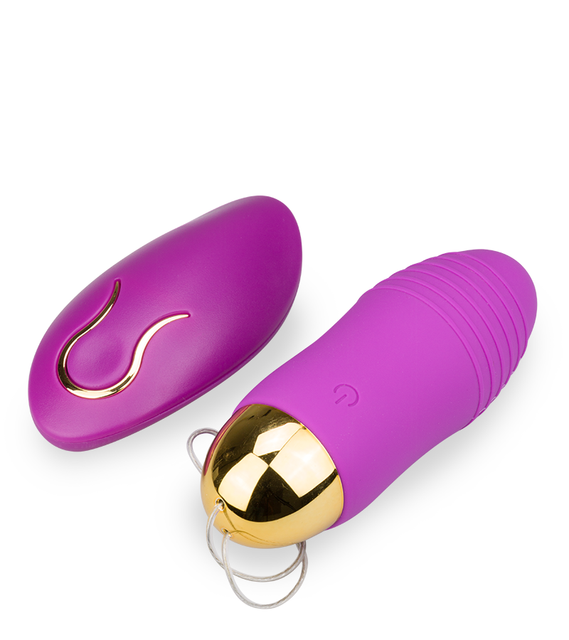 Ribbed USB-powered remote control wireless vibrating love egg 12 modes