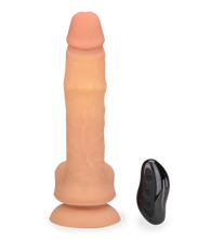 Load image into Gallery viewer, Riccardo vibrating and massaging silicone dildo
