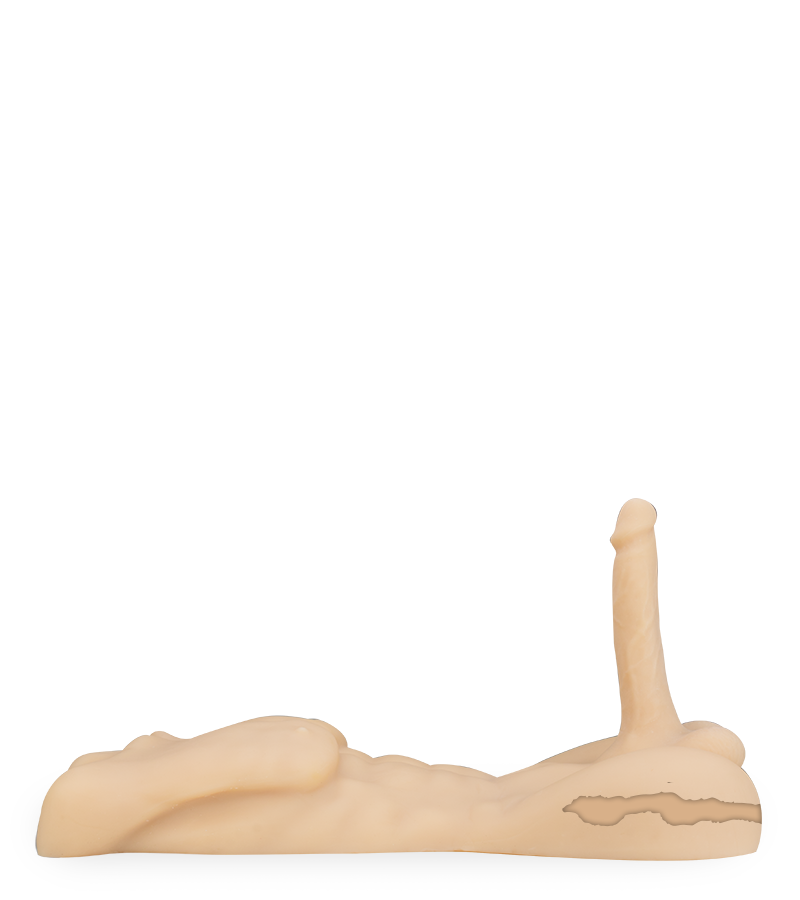 Rick muscular male torso with penis and anus