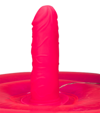 Load image into Gallery viewer, Ride Me round inflatable pillow with vibrating dildo