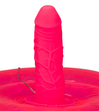 Load image into Gallery viewer, Ride Me round inflatable pillow with vibrating dildo