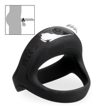 Load image into Gallery viewer, Righteous vibrating cock and ball ring