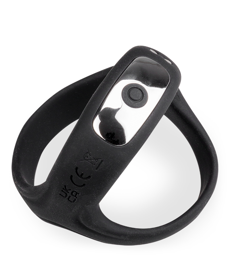 Righteous vibrating cock and ball ring