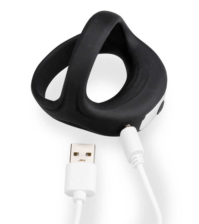 Righteous vibrating cock and ball ring