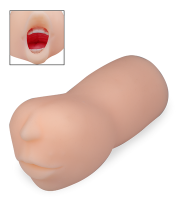 Rita super-realistic blowjob mouth with tongue and teeth