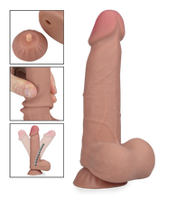 Load image into Gallery viewer, Robbie Real Skin bendable suction-cup dildo 7.50 inches