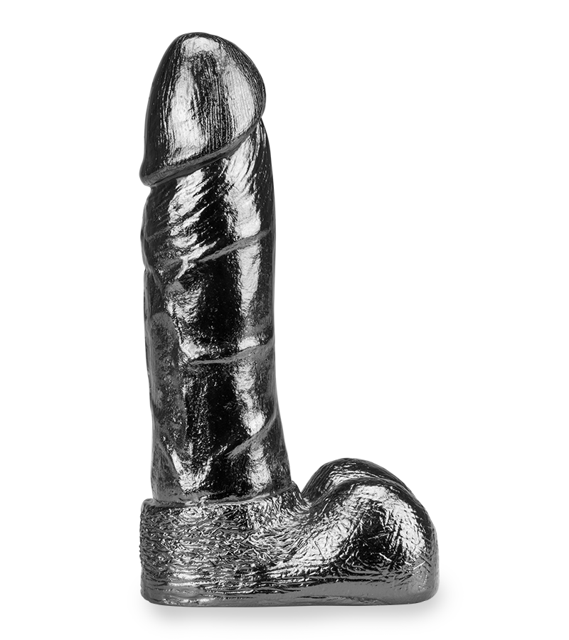 Rocky realistic metal dildo