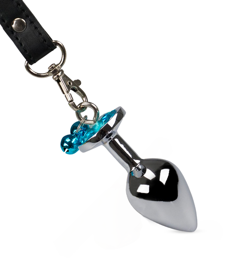 Rosebud bell jewel butt plug