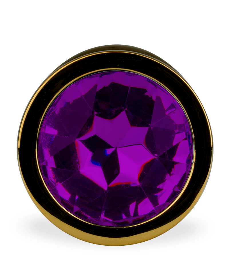 Rosebud gold butt plug size M 88g -  6 colours