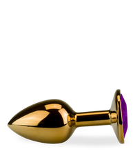 Load image into Gallery viewer, Rosebud gold butt plug size S 50 g