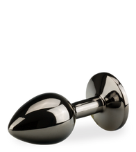 Load image into Gallery viewer, Rosebud gunmetal butt plug size S 50g
