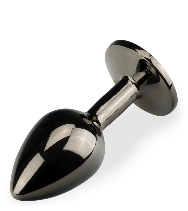 Rosebud gunmetal butt plug size S 50g