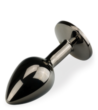 Load image into Gallery viewer, Rosebud gunmetal butt plug size S 50g