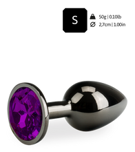 Load image into Gallery viewer, Rosebud gunmetal butt plug size S 50g