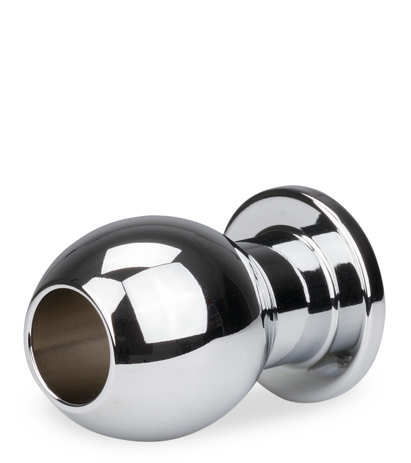 Rosebud hollow anal plug