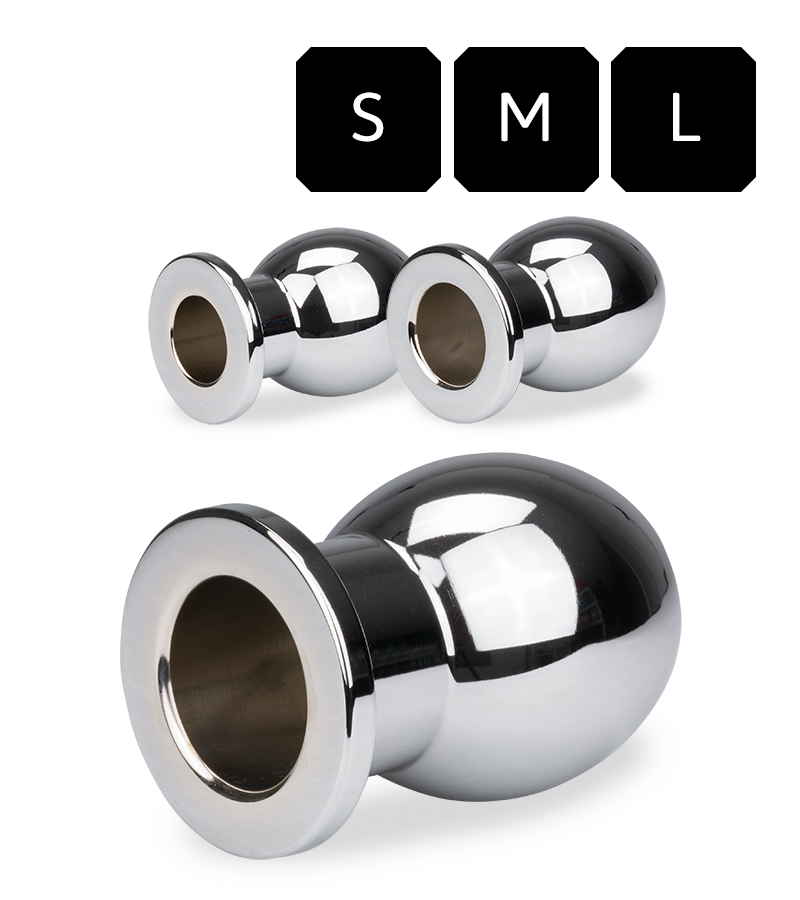 Rosebud hollow anal plug