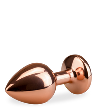 Load image into Gallery viewer, Rosebud rose gold butt plug size M 88g - 6 colours