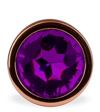 Load image into Gallery viewer, Rosebud rose gold butt plug size M 88g - 6 colours