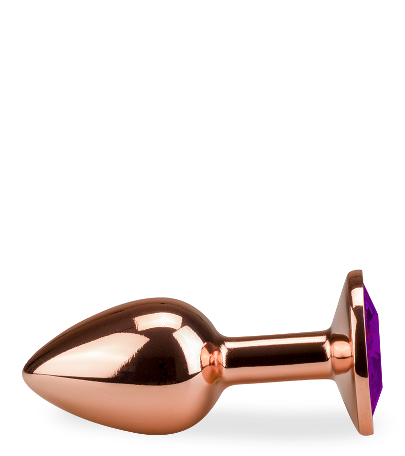 Rosebud rose gold butt plug size S 50g