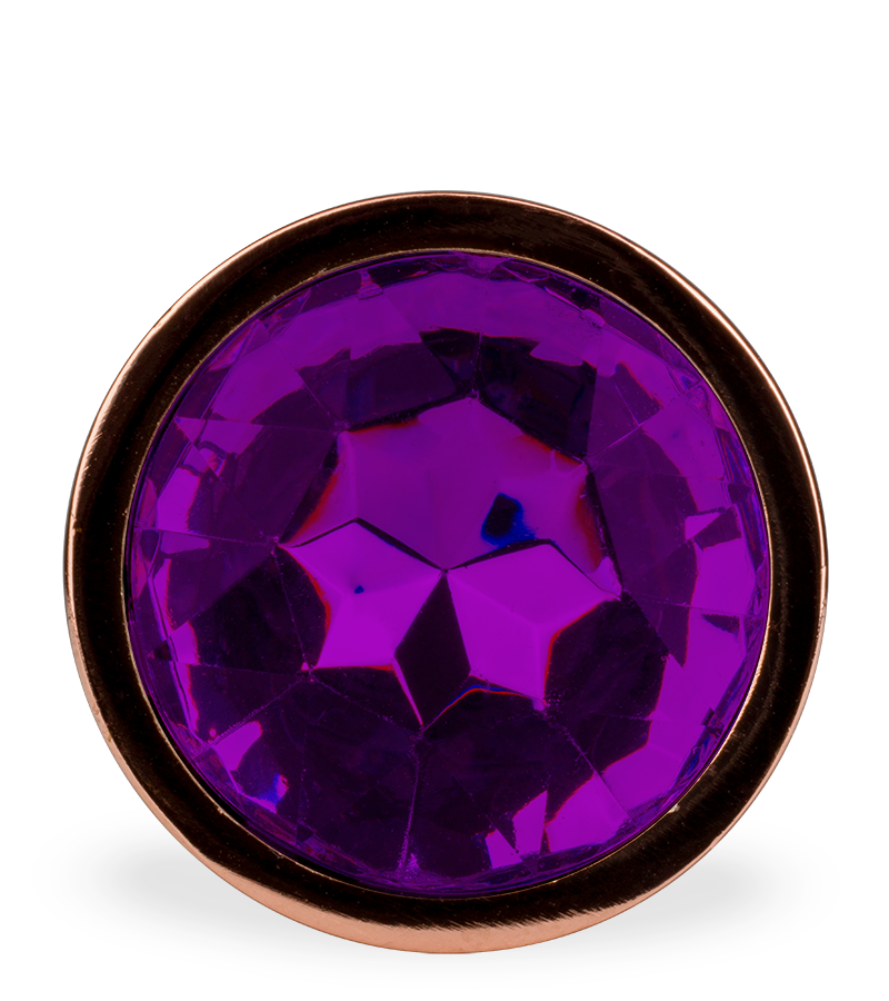 Rosebud rose gold butt plug size S 50g