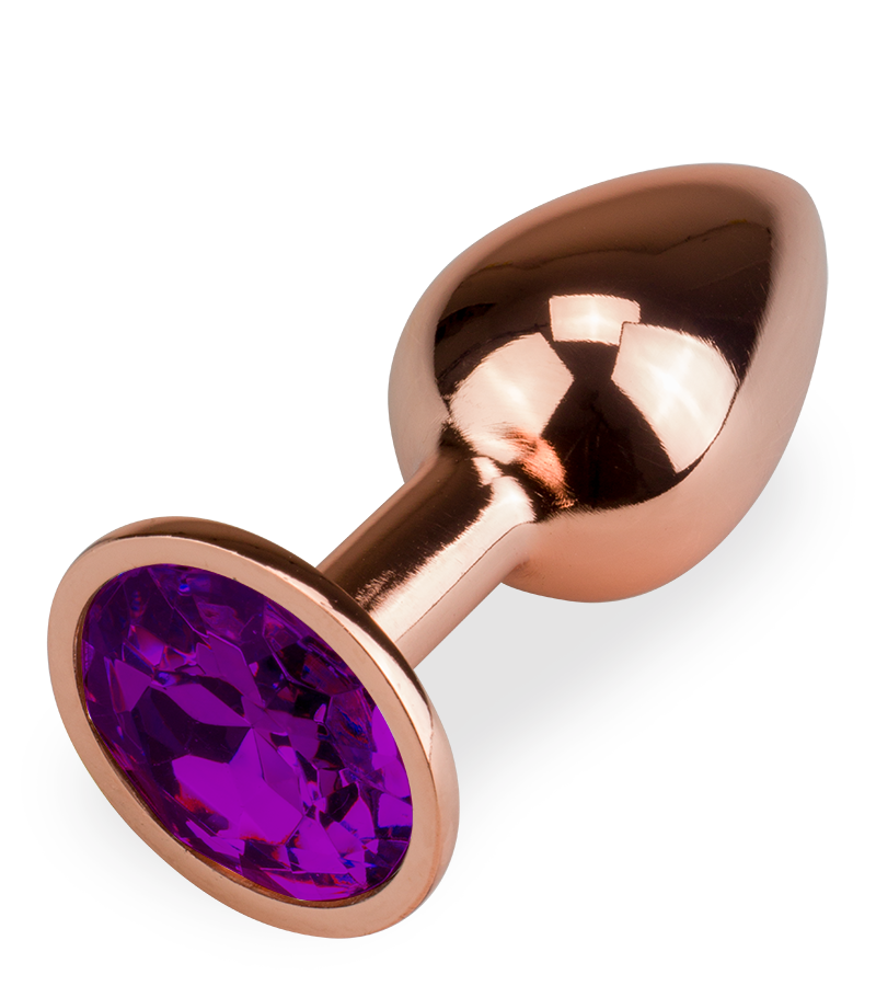 Rosebud rose gold butt plug size S 50g