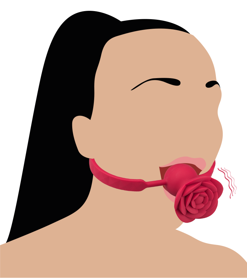 Rosie vibrating ball gag