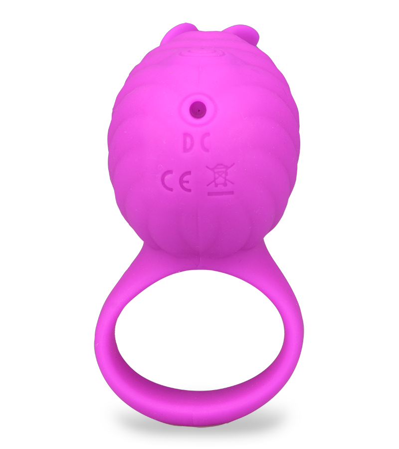 Rotating silicone cock ring