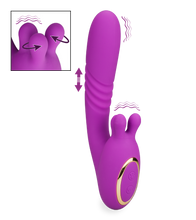 Load image into Gallery viewer, Royal thrusting clit-massaging vibrator
