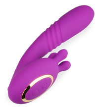 Load image into Gallery viewer, Royal thrusting clit-massaging vibrator