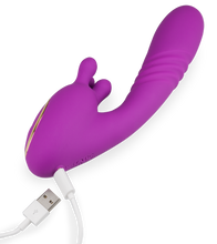 Load image into Gallery viewer, Royal thrusting clit-massaging vibrator