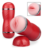 Salome double-entry mouth and vagina masturbator