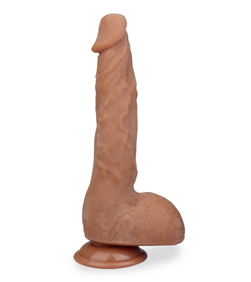 Samuel realistic suction cup dildo 9.75 inches