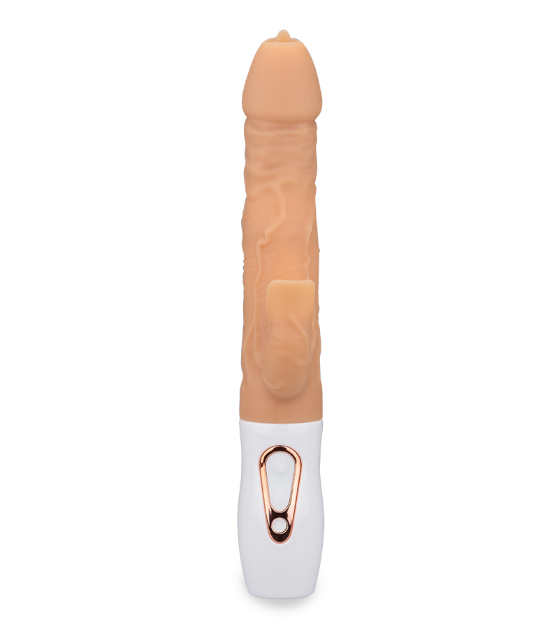 Satisfaction heated rabbit vibrator 7 modes