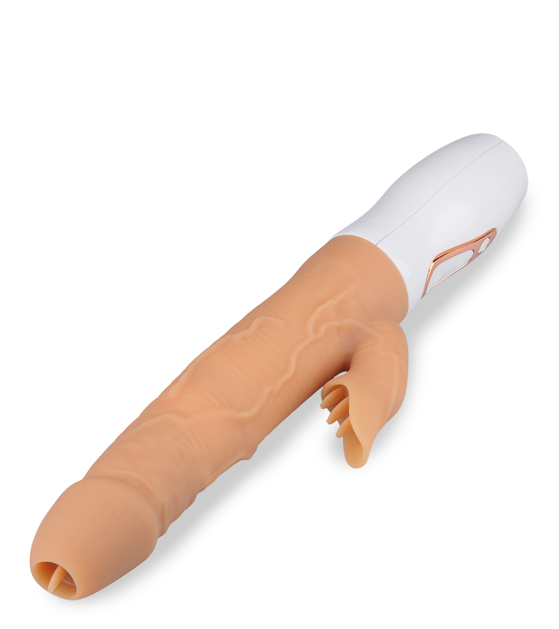 Satisfaction heated rabbit vibrator 7 modes