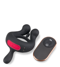 Load image into Gallery viewer, Saturn vibrating clit-stimulating cock ring