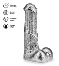 Load image into Gallery viewer, Sauron realistic metal horse dildo