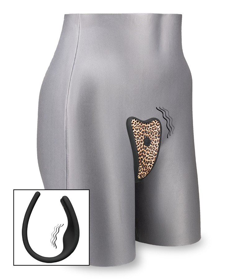 Savage leopard vibrating knickers 9 modes