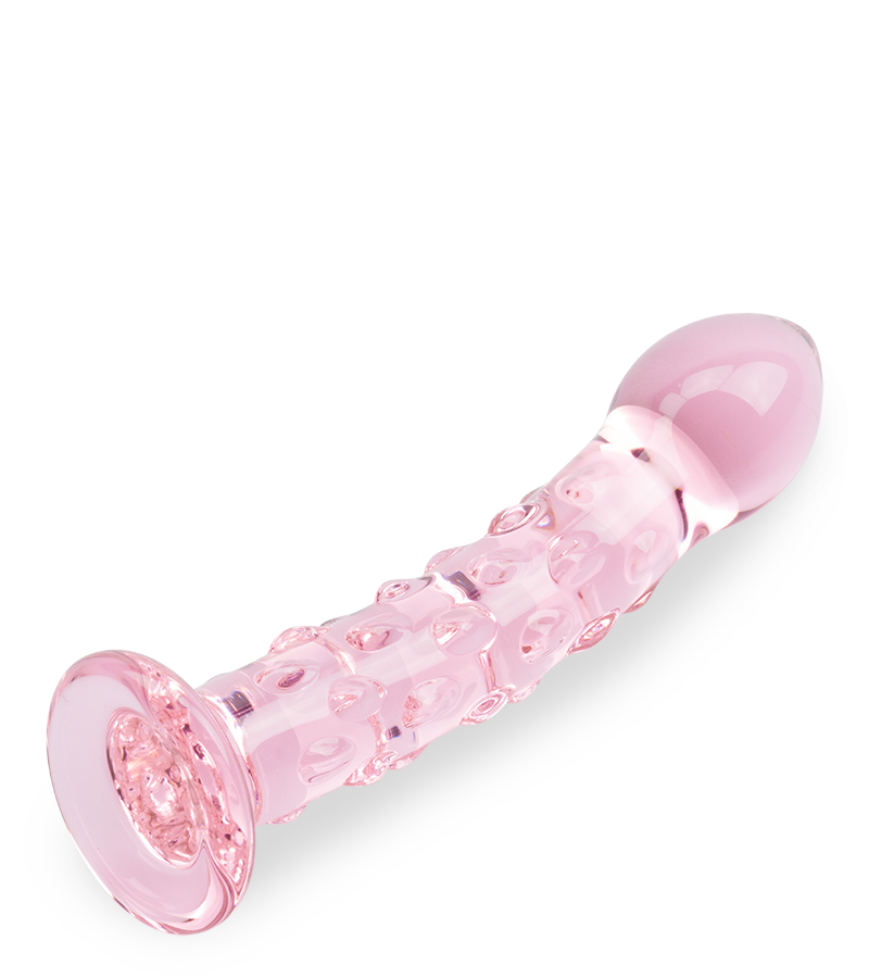 Scales glass dildo