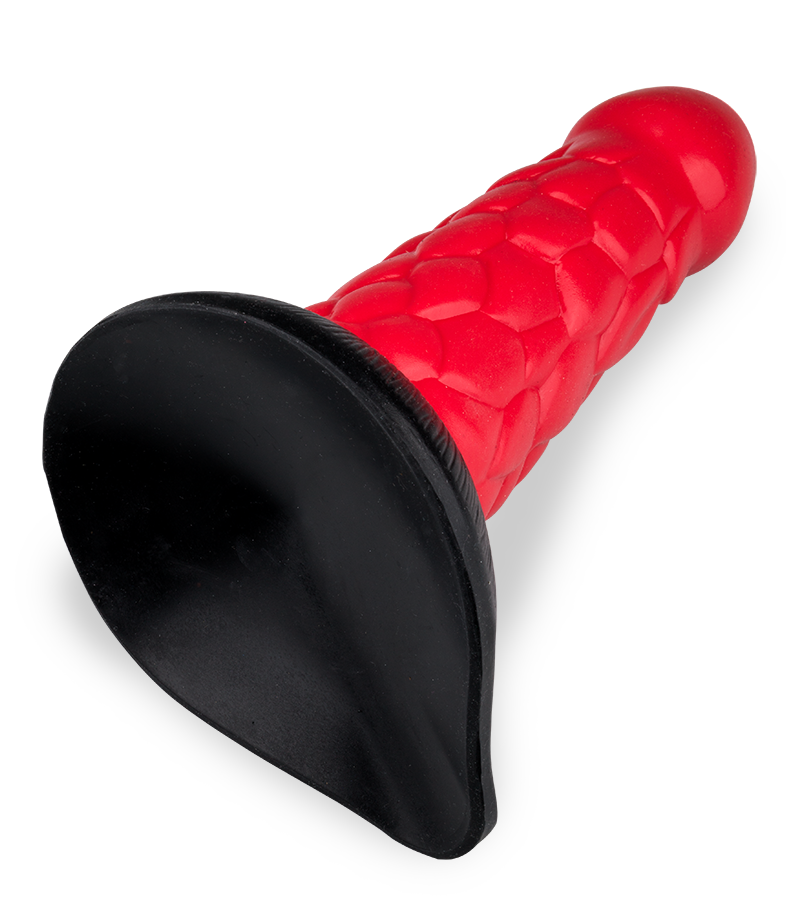 Scaly dragon suction-cup dildo 7.25 inches