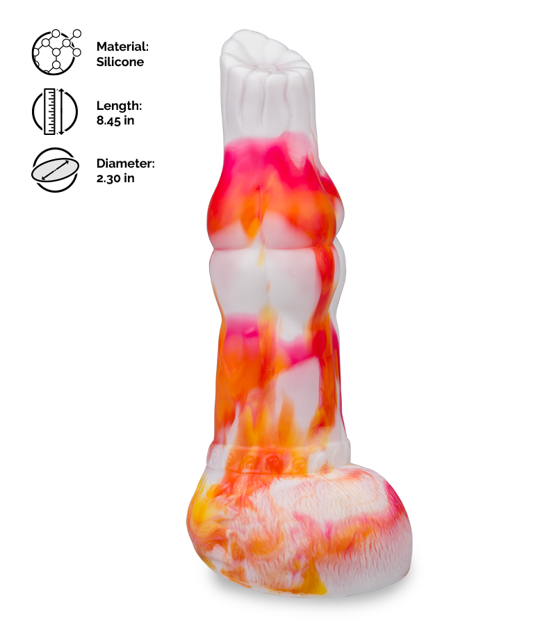 Seahorse fantasy suction cup dildo